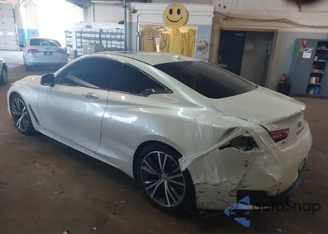 2018 Infiniti Q60 2.0T Luxe z USA, uszkodzony, nr VIN JN1CV7EL1JM250032